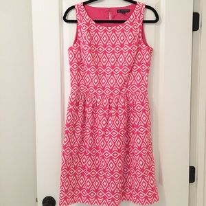 Brooks Brothers Bright Pink Sleeveless Dress (8)
